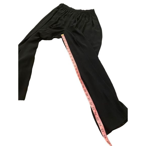 AJ Bari Women's Chiffon Palazzo Wide Leg Pants Size 6 - Picture 8 of 8